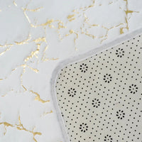 Tapis de Bain Fausse Fourrure Rectangulaire Antidérapant