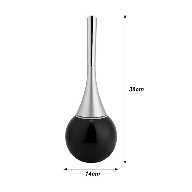 Brosse WC Boule Design Base Inox avec Poignée ABS, 3 Finitions