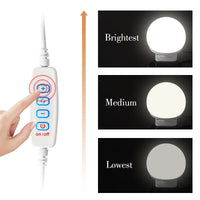 Kit d'Ampoules LED Hollywood pour Miroir, 6, 10 ou 12 Ampoules, USB