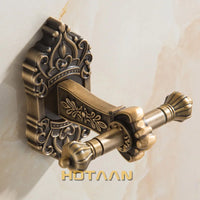Patère Murale Rotative Style Baroque Bronze Antique