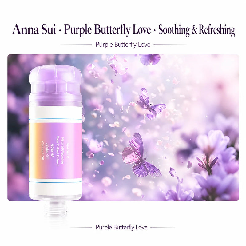 Pommeau de Douche Vitamine C Anneau Étoilé Parfumé Rose, Magnolia ou Iris