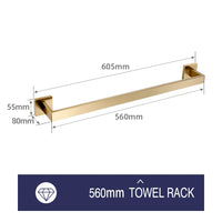 Accessoires Salle de Bain Doré Brossé à la Pièce ou en Kit