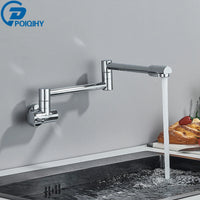 Robinet Remplisseur Mural Pliant Eau Froide Bec Rotatif Inox