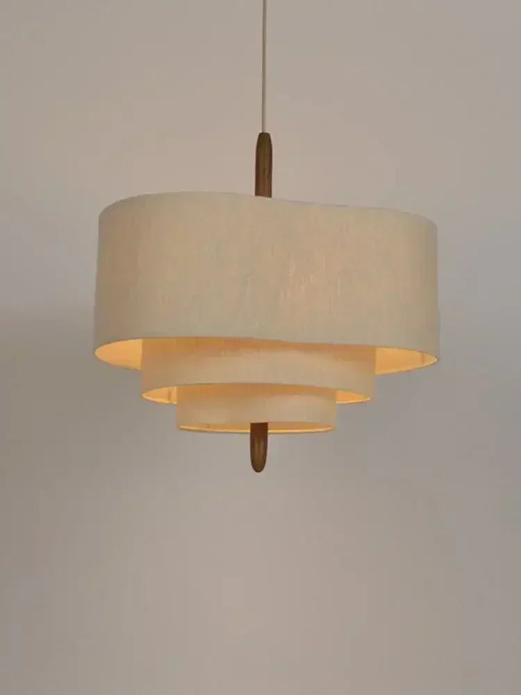 Suspension Cuisine Tissu Wabi-Sabi à la Pièce, Lampadaire et Lampe de Table