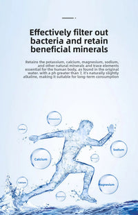 Filtre à Eau Sous Évier Ultrafiltration 5 ou 6 Étapes, Sans Électricité