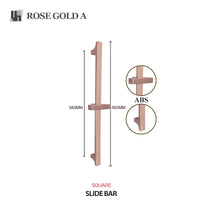 Barre de Douche Coulissante Ronde ou Carrée Réglable
