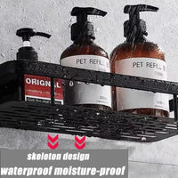 Étagère de Douche Aluminium Sans Perçage Support Shampoing