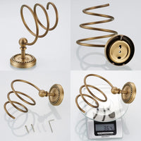 Ensemble d'Accessoires de Salle de Bain Bronze Antique