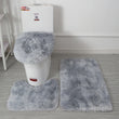 Tapis de Bain 3 Pièces Antidérapant avec Housse WC