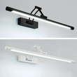 Applique LED Salle de Bain Angle Réglable Noir Blanc