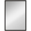 Miroir Mural Rectangulaire Noir ou Blanc 50 x 70 cm
