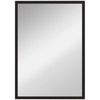 Miroir Mural Rectangulaire Noir ou Blanc 50 x 70 cm