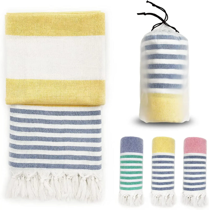 Serviette de Bain et de Plage Turque Sans Sable 99 x 180 cm