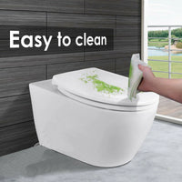 Abattant WC Frein de Chute Déclipsable Blanc