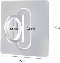 Support de Flacon Adhésif Transparent pour Pulvérisateur, Lot de 3 à 10