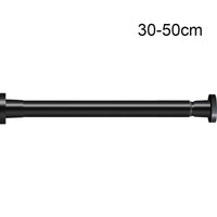Barre de Douche Télescopique Sans Perçage, Blanc ou Noir, 30 à 80 cm