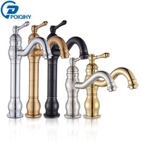 Mitigeur Lavabo Laiton 5 Finitions Haut ou Bas