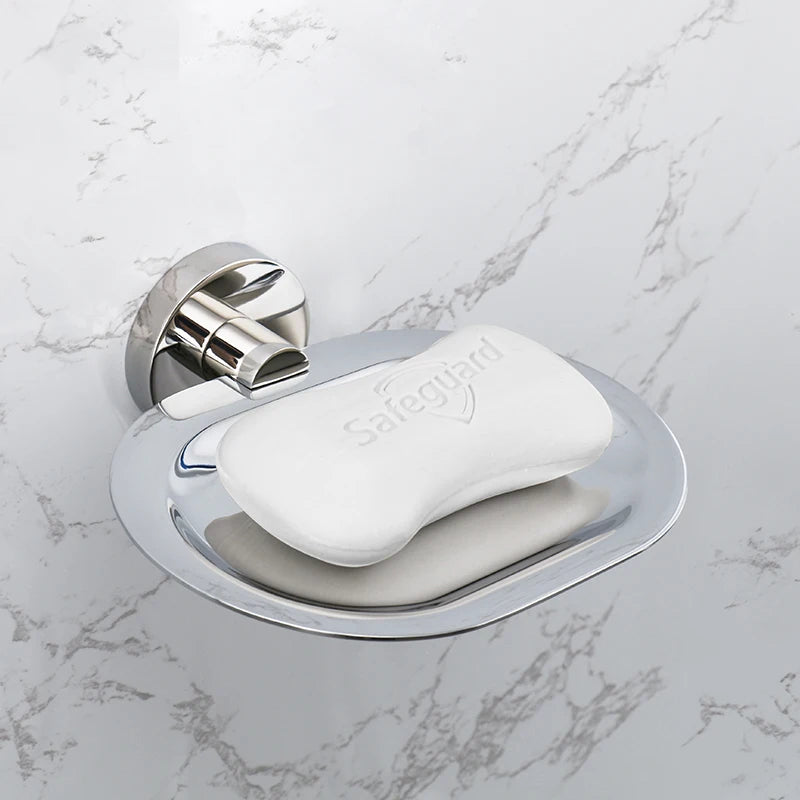 Accessoires Salle de Bain Chromés Inox à la Pièce, 14 Articles