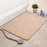 Tapis de Bain Fausse Fourrure Rectangulaire Antidérapant