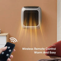 Radiateur Salle de Bain Soufflant Enfichable Gris, Tactile et Télécommande