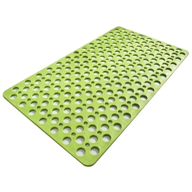 Tapis de Baignoire Antidérapant en TPE Perforé, 2 Tailles