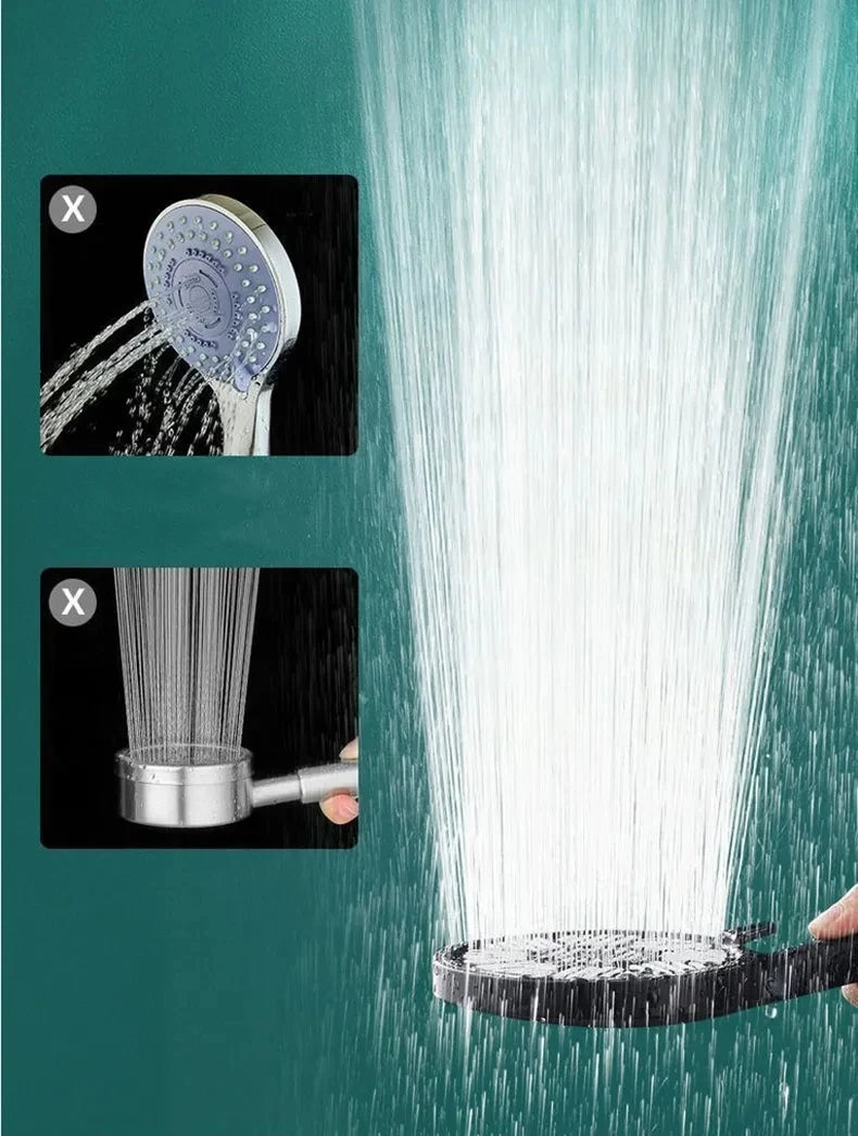 Pommeau de Douche Douchette ou Tête de Pluie Noir ou Argent à la Pièce