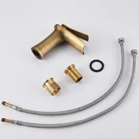 Mitigeur Lavabo Cascade Laiton, 9 Finitions, Bas ou Haut