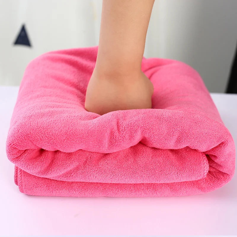 Serviette de Bain Microfibre Douce 35 x 75 à 120 x 200 cm