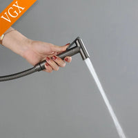 Douchette WC Eau Froide Flexible Inox 1,5 m, 4 Finitions