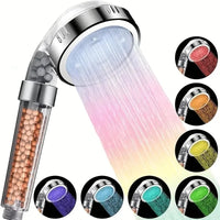 Pommeau de Douche LED 3 ou 7 Couleurs, Accessoires à la Pièce