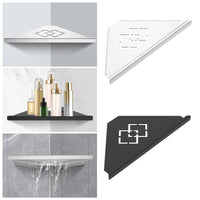Étagère de Douche d'Angle en Inox 33,5 cm