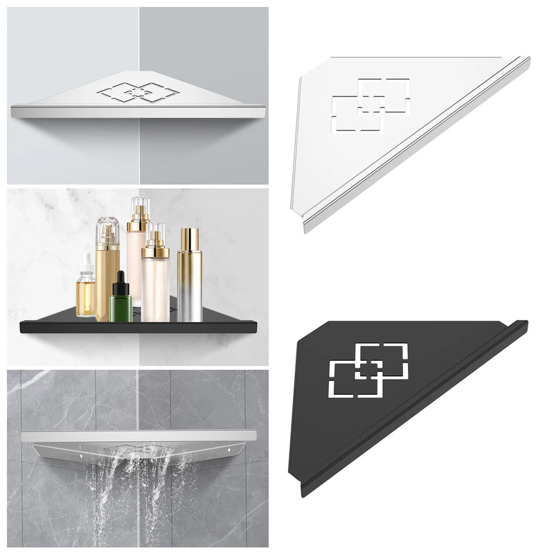 Étagère de Douche d'Angle en Inox 33,5 cm
