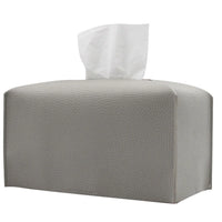 Cache Boîte à Mouchoirs Rectangulaire en Simili Cuir Pliable, 6 Coloris