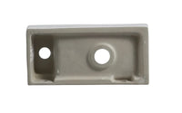 Lave-Main Mural en Céramique Blanc, Ultra-Étroit 36,5 x 18 cm