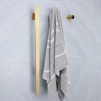 Sèche-Serviette Électrique Encastré Vertical 2 Barres Inox 84 cm, WiFi en Option