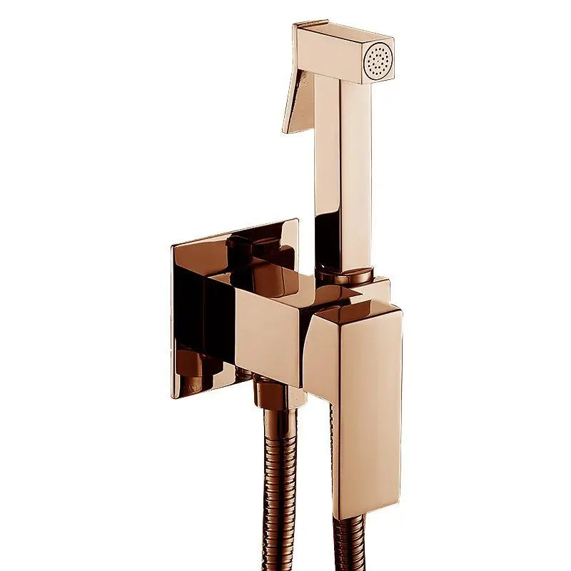 Douchette WC Mitigeur Encastrable Eau Chaude et Froide, Rond ou Carré