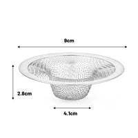 Filtre d'Évier Inox Anti-Cheveux, 4 Diamètres, Lot de 1 à 10