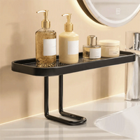Support de Robinet pour Évier en Acier Noir ou Blanc, 50 cm