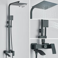Mitigeur Douche Cascade 3 Voies Bec Pivotant