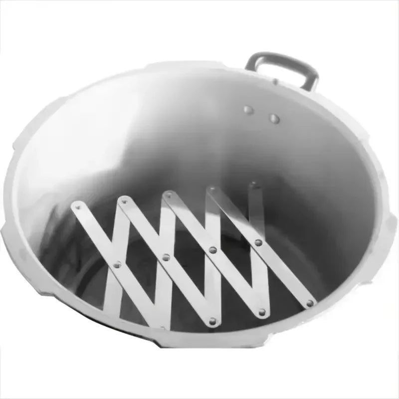 Support Rétractable pour Couvercles de Casseroles Inox 2 Pièces