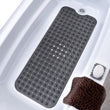 Tapis de Douche PVC Antidérapant à Ventouses 78 x 38 cm, 4 Coloris