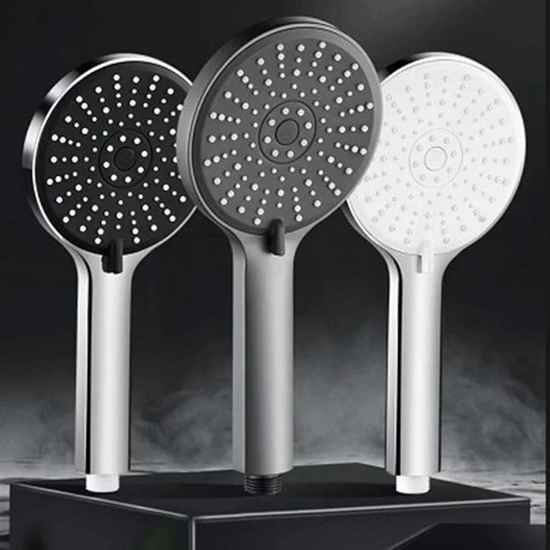 Pommeau de Douche Rond Grand Panneau 5 Vitesses Filtrant