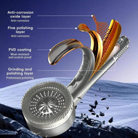 Pommeau de Douche Multifonction 4 Modes avec Filtre