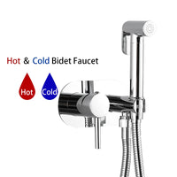 Douchette WC avec Mitigeur Laiton Noir Mat ou Chromé, 7 Modèles