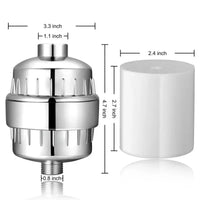 Filtre de Douche 20 Étages Anti-Calcaire Eau Dure