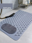 Tapis de Douche Doux Ventouses Trou de Vidange Multicolore