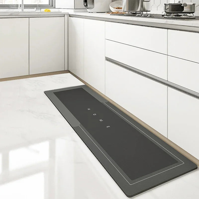 Tapis de Cuisine Diatomite Antidérapant Long Absorbant 40 à 160 cm