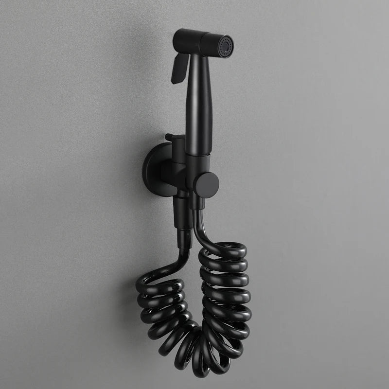 Douchette WC Bidet Portable Chromée Trou Unique
