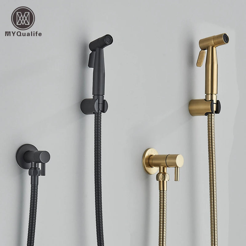 Douchette WC Murale Kit Complet Plusieurs Finitions