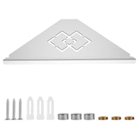 Étagère de Douche d'Angle en Inox 33,5 cm